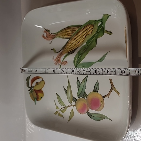 Vintage 1961 Royal worcester evesham 'M' compliments of the genius serving bowl - Picture 2 of 8